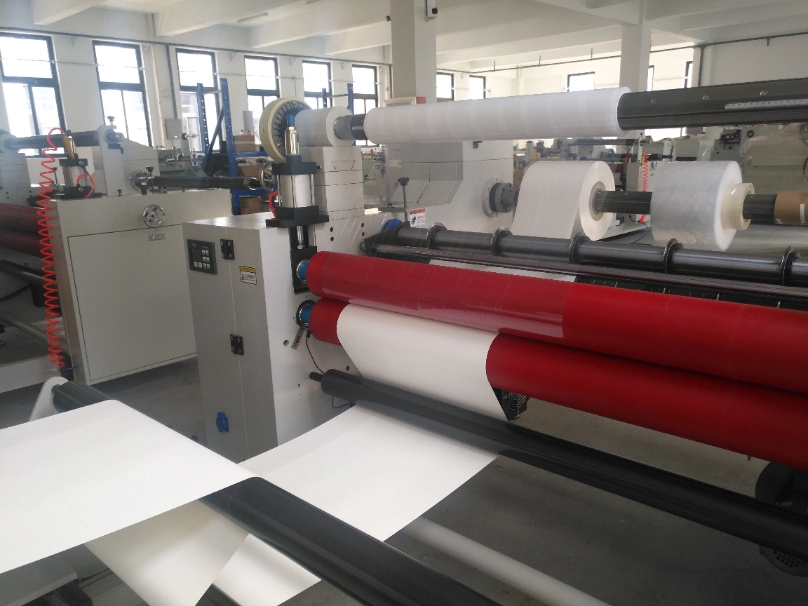 Laminate PVC/Pet/PP/Film/Aluminum Foil/Fabric Rewind Slitter Slitting Rewinding Machine