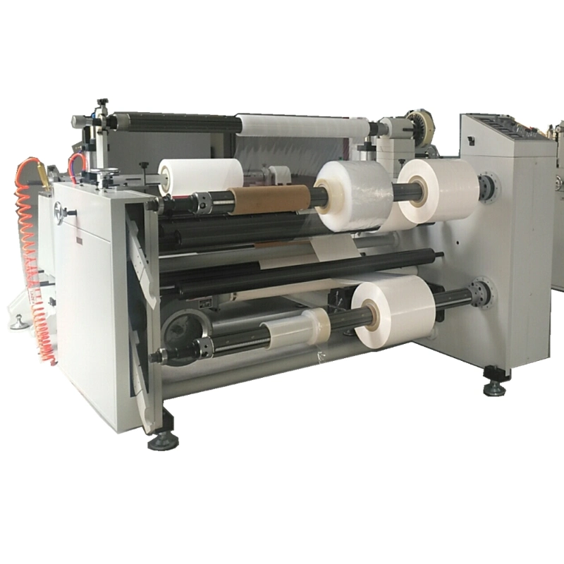 Laminate PVC/Pet/PP/Film/Aluminum Foil/Fabric Rewind Slitter Slitting Rewinding Machine